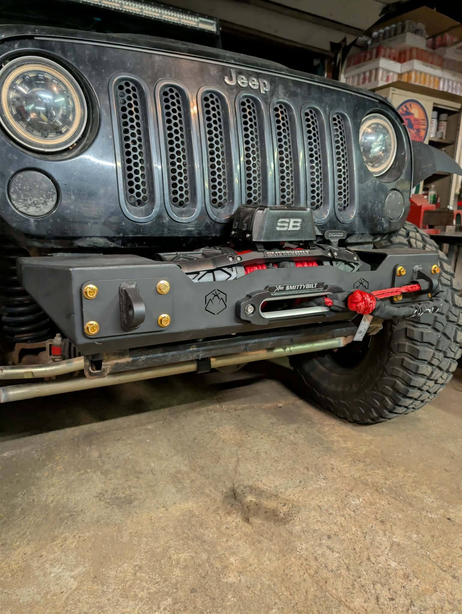 Volcanik Armor™ – Pare-chocs avant Stubby Jeep JK / JKU / JL / JLU – Image 3